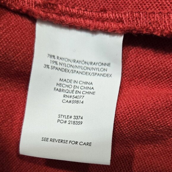 Cabi 3374 Little Red Jacket One Button Pockets Pleated Back Office Preppy - Picture 8 of 10